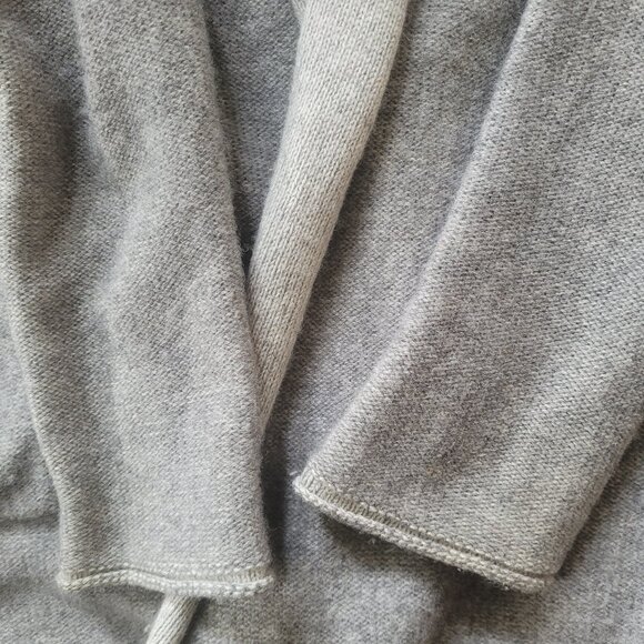 Babaton Wool Cashmere Grey Open Cardi, Sz Medium - Picture 11 of 13